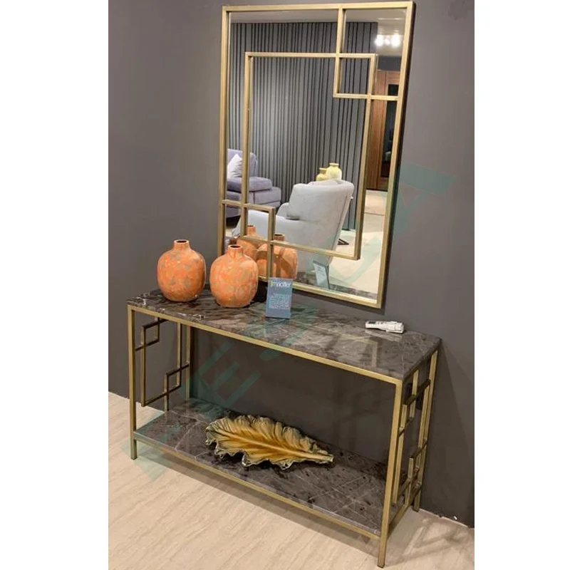 Luna Marble Mirrored Dresser